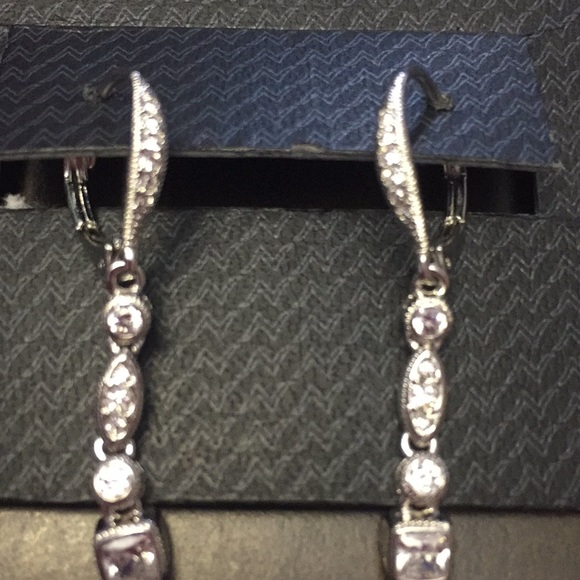 NADRI Rhodium-Plated Cubic Zirconia Earring - Picture 6 of 6
